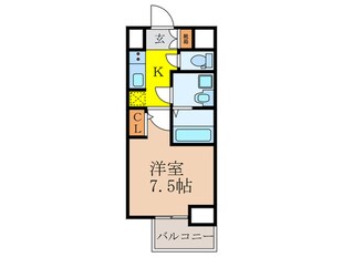 ｺﾝﾌｫﾘｱ･ﾘｳﾞ新大阪ＷＥＳＴの物件間取画像